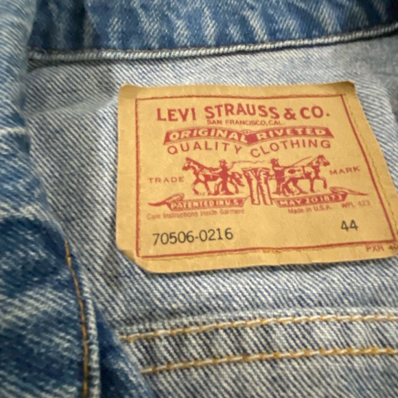 1980’s levi trucker jacket 70506 - Picture 3 of 15